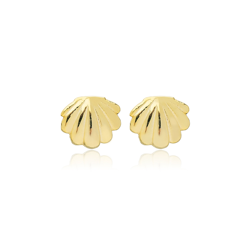 Stud Seashell Earrings Turkish Wholesale Sterling Silver Earring