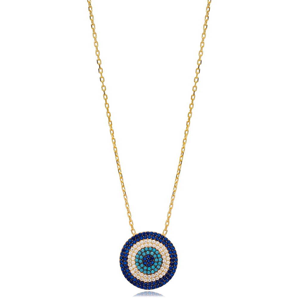 Evil Eye Pendant Turkish Wholesale Sterling Silver Jewelry