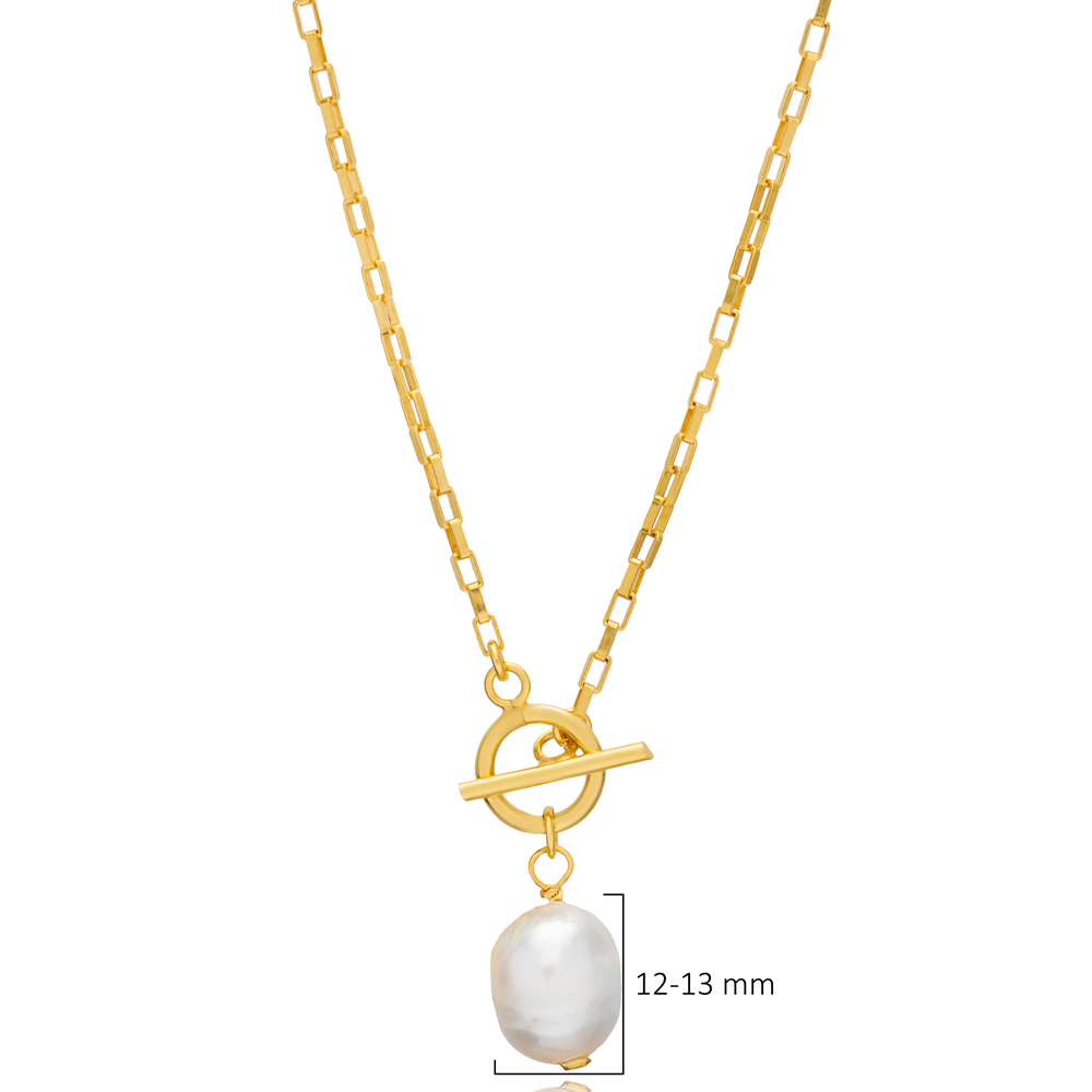 Pearl Dainty Charm Necklace