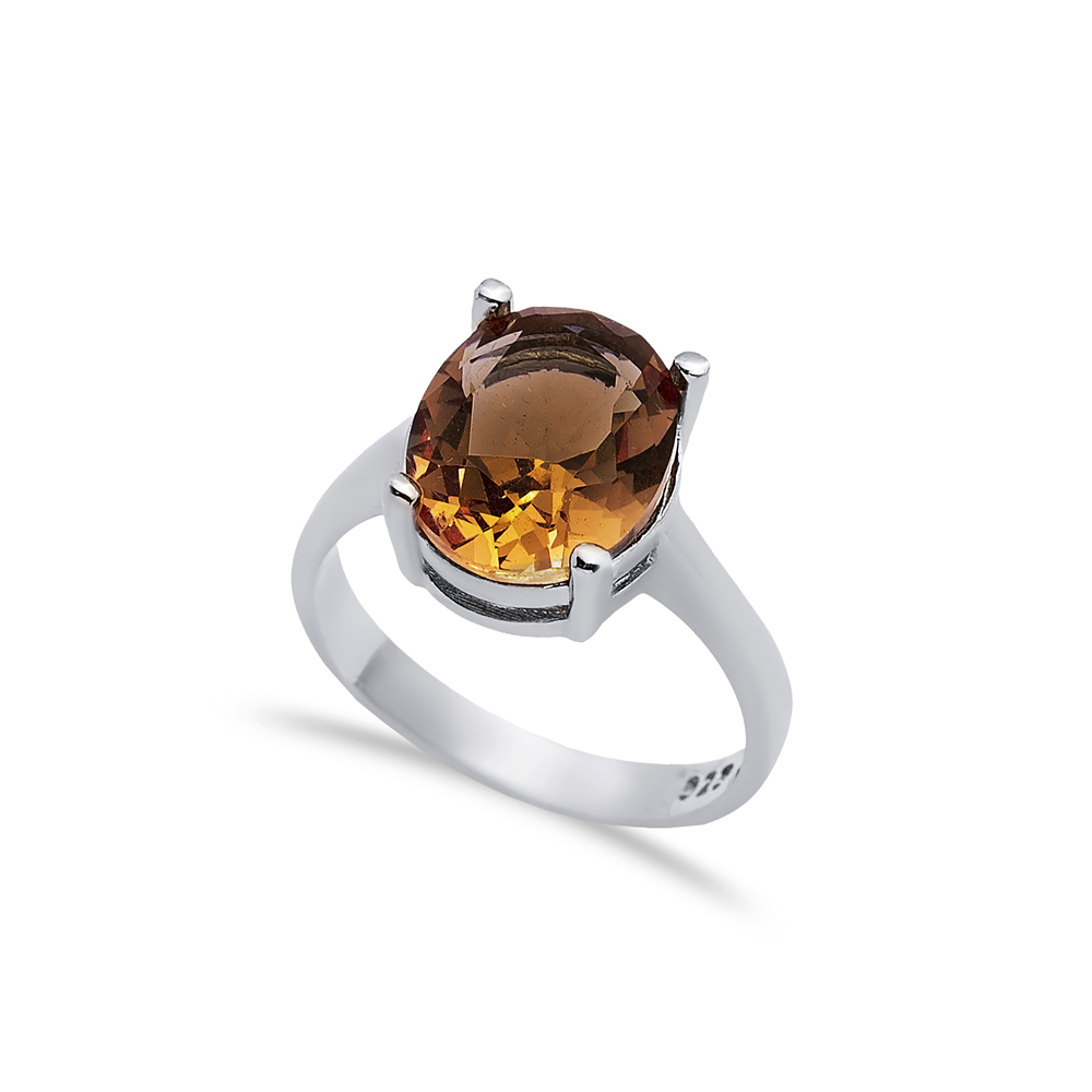 10x12 mm Oval Design Cluster Zultanite Ring