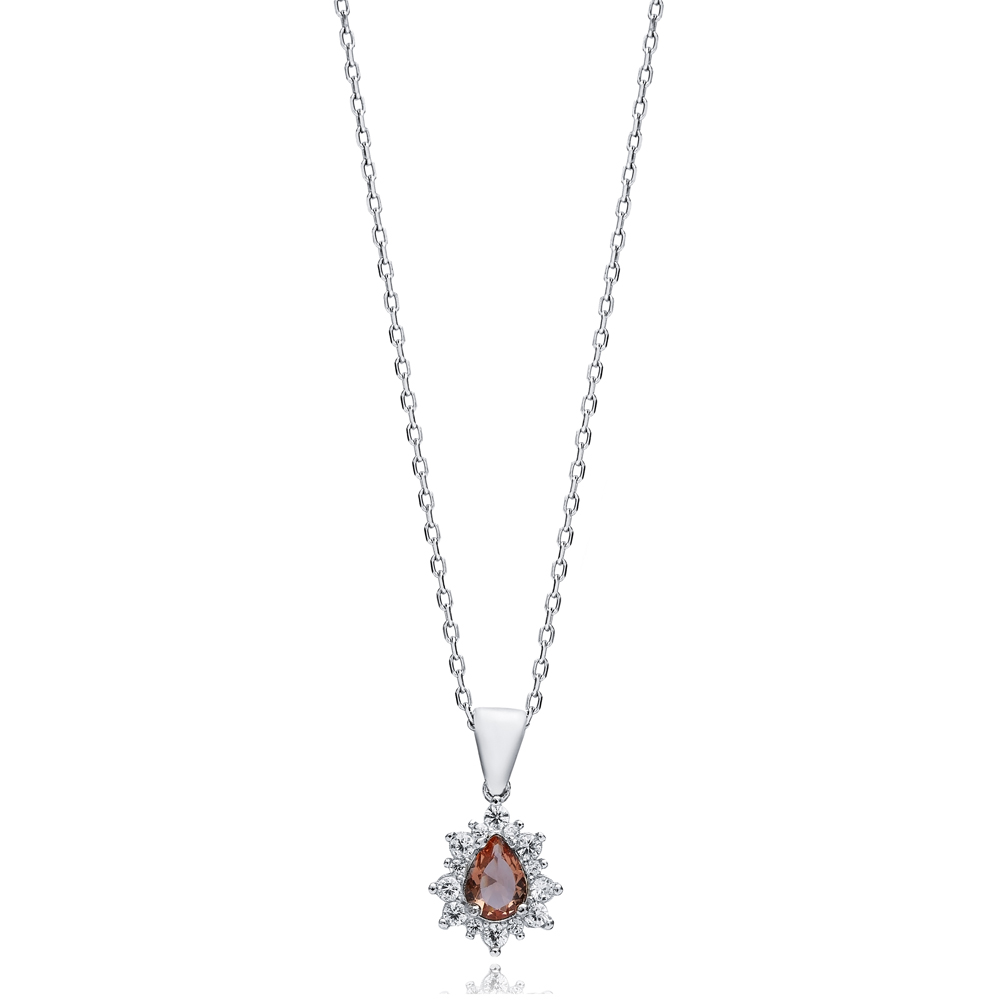 11x13 mm Pear Design Zultanite Necklace