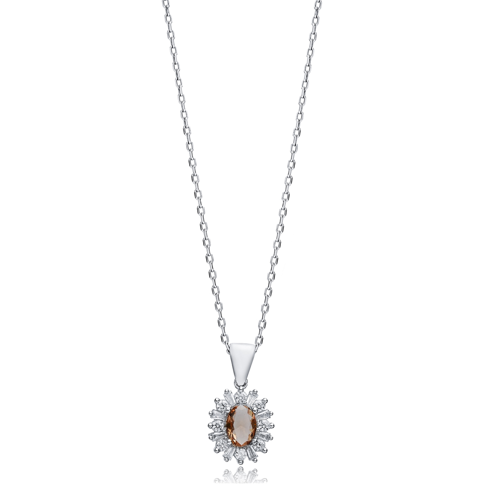 12x13 mm Oval Design Zultanite Necklace