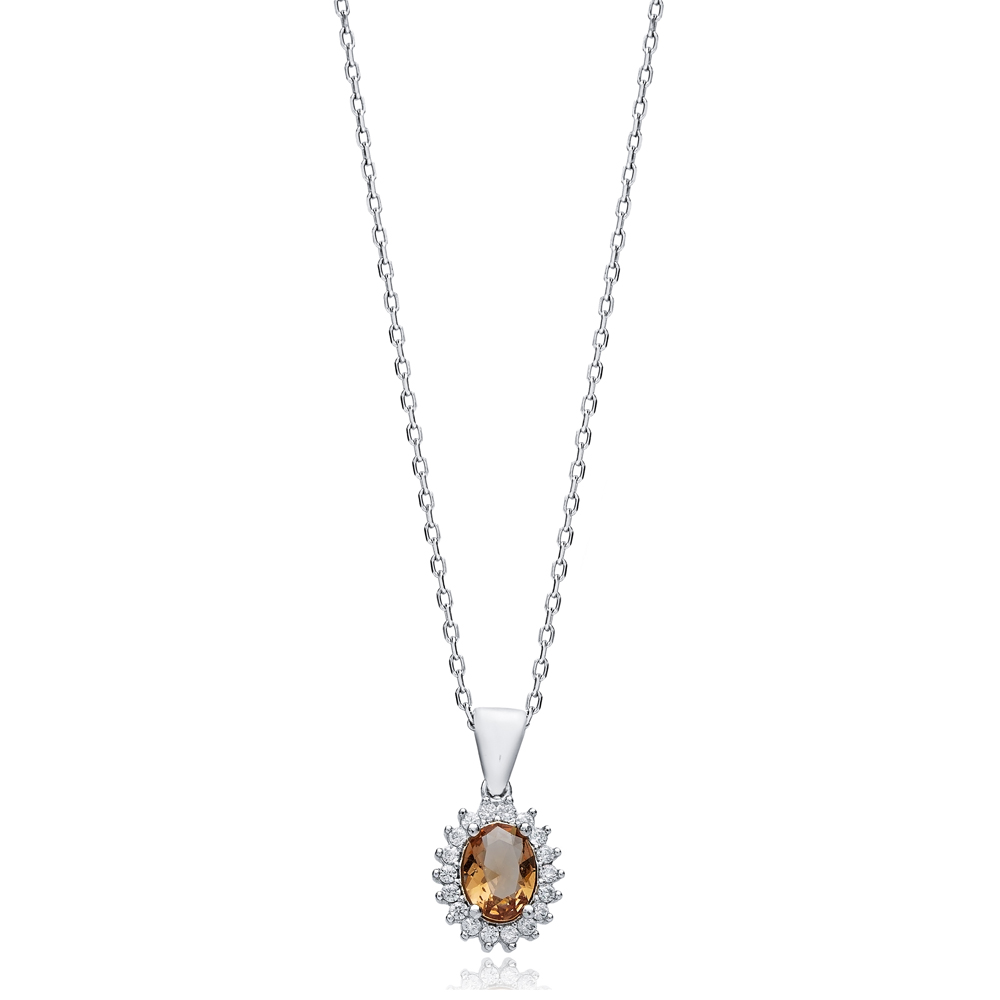 10x13 mm Oval Design Zultanite Necklace