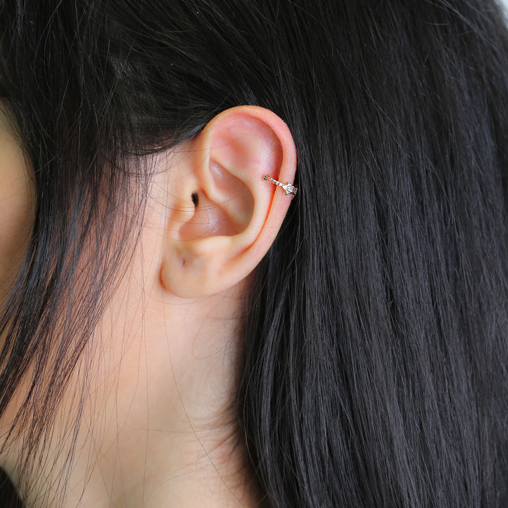 Adjustable Cartilage Earring Wholesale Turkish 925 Silver Sterling Jewelry