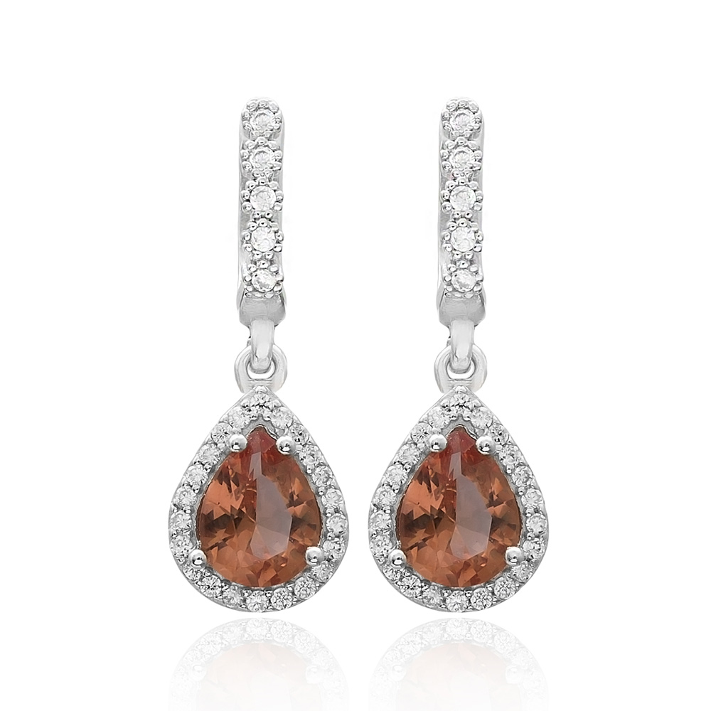 Elegant Zultanite Stone Earrings Turkish Wholesale 925 Sterling Silver Jewelry