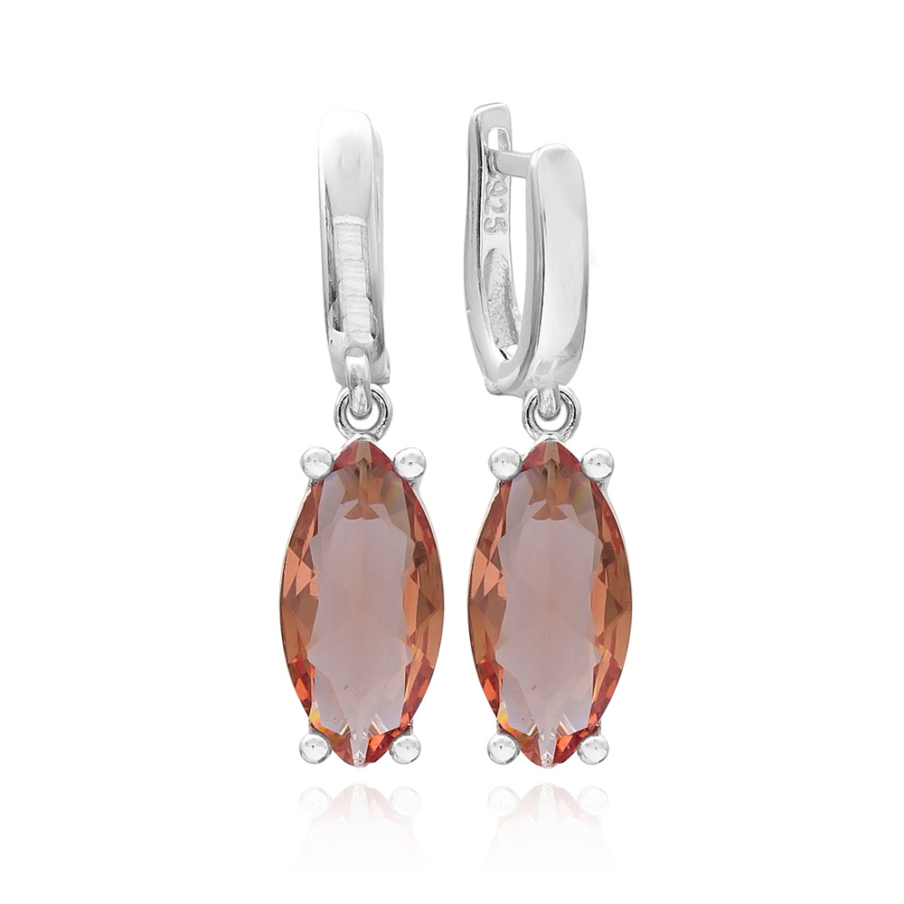 Zultanite Stone Oval Shape Earrings Turkish Wholesale 925 Sterling Silver Jewelry