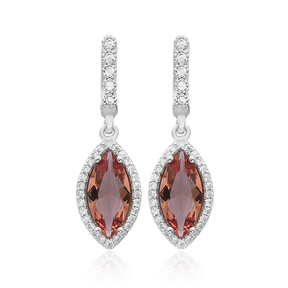 Trendy Design Zultanite Stone Earrings Turkish Wholesale 925 Sterling Silver Jewelry