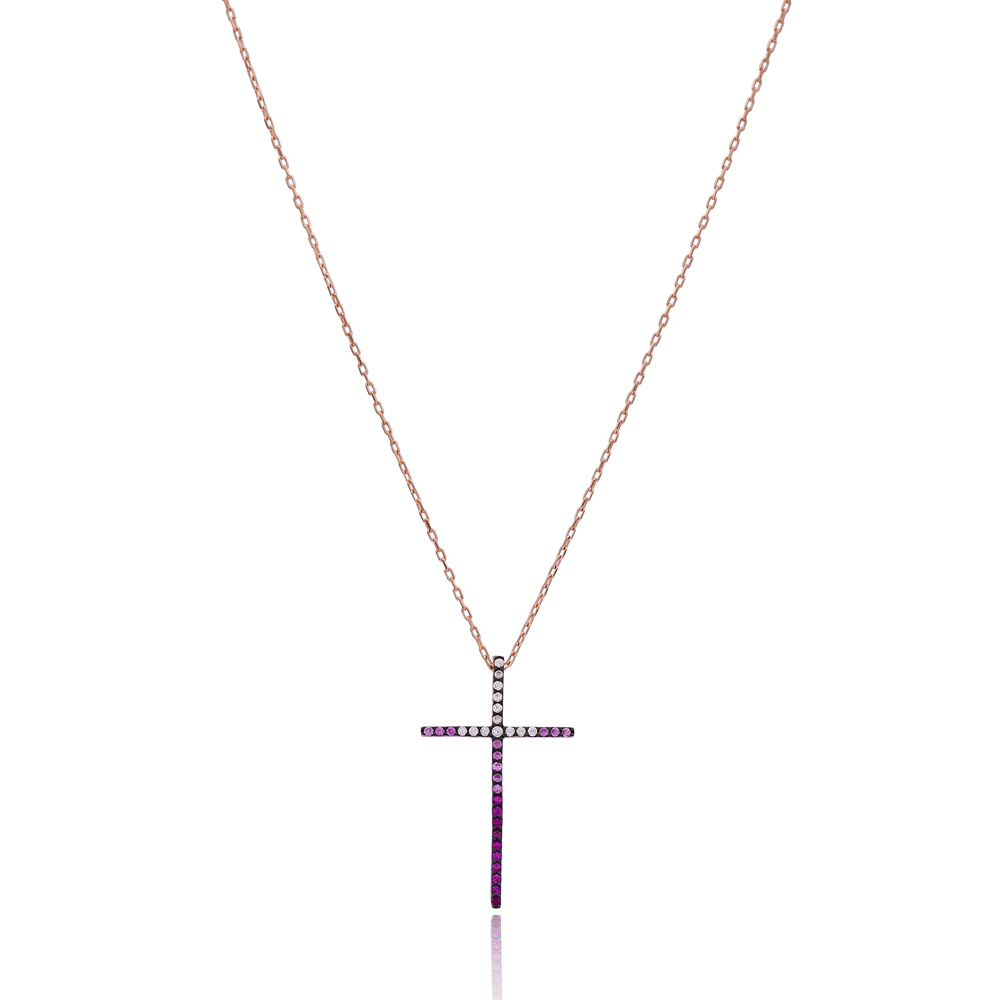 Fine Cross Pendant Turkish Wholesale 925 Sterling Silver Jewelry