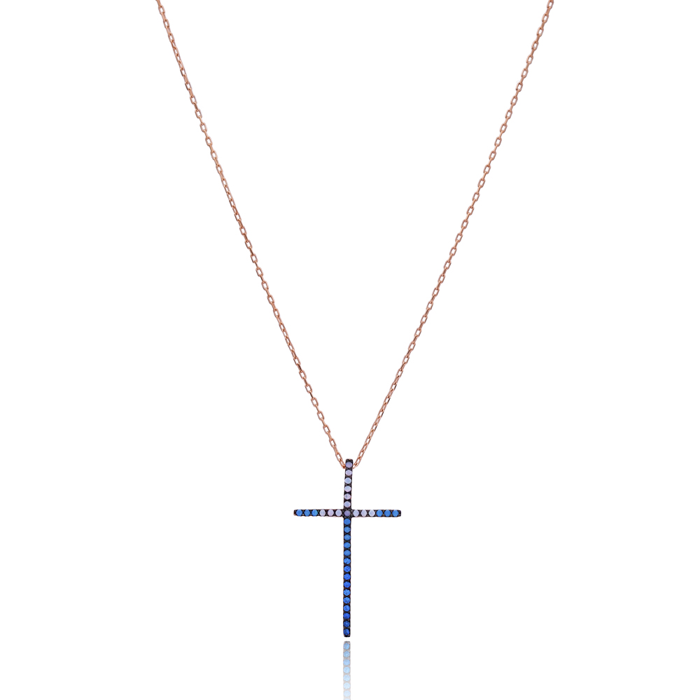 Fine Cross Pendant Turkish Wholesale 925 Sterling Silver Jewelry