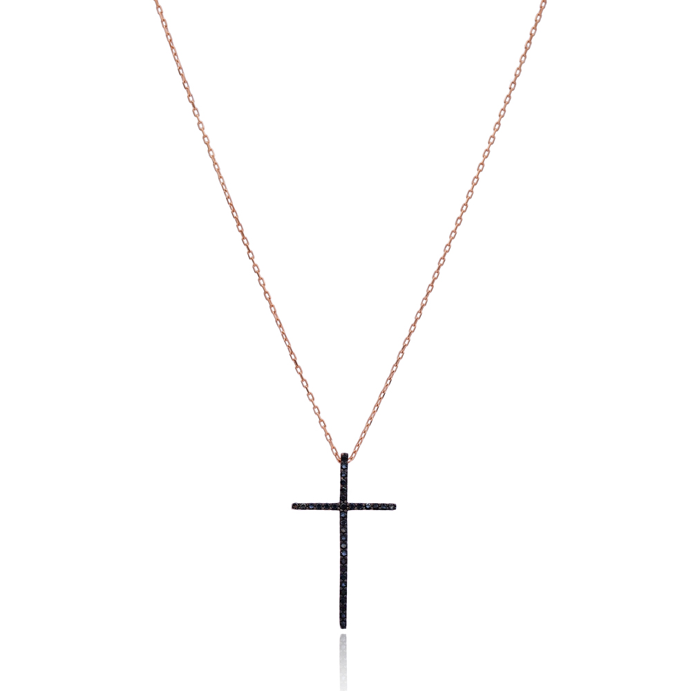 Fine Cross Pendant Turkish Wholesale 925 Sterling Silver Jewelry