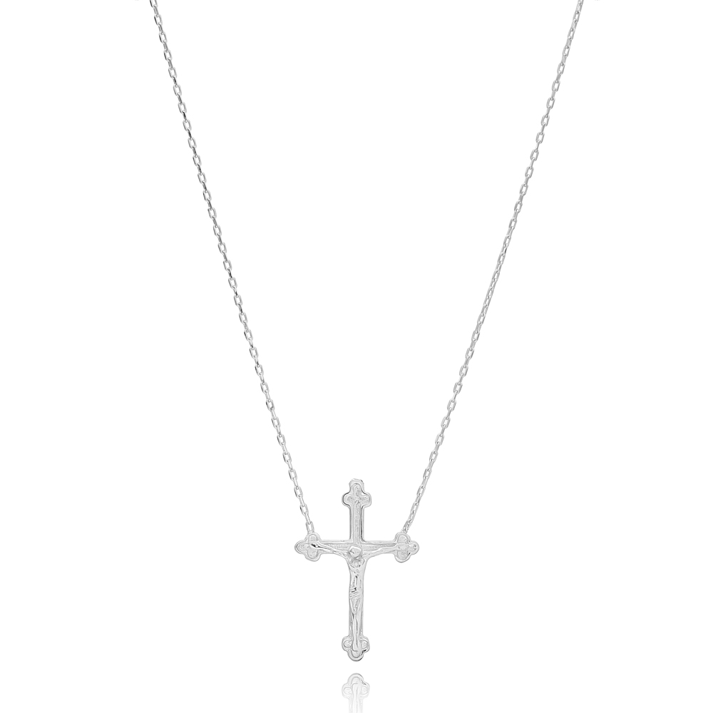 Crucifixion of Jesus Necklace Turkish Wholesale Handcrafted Necklace 925 Silver Sterling Jewelry