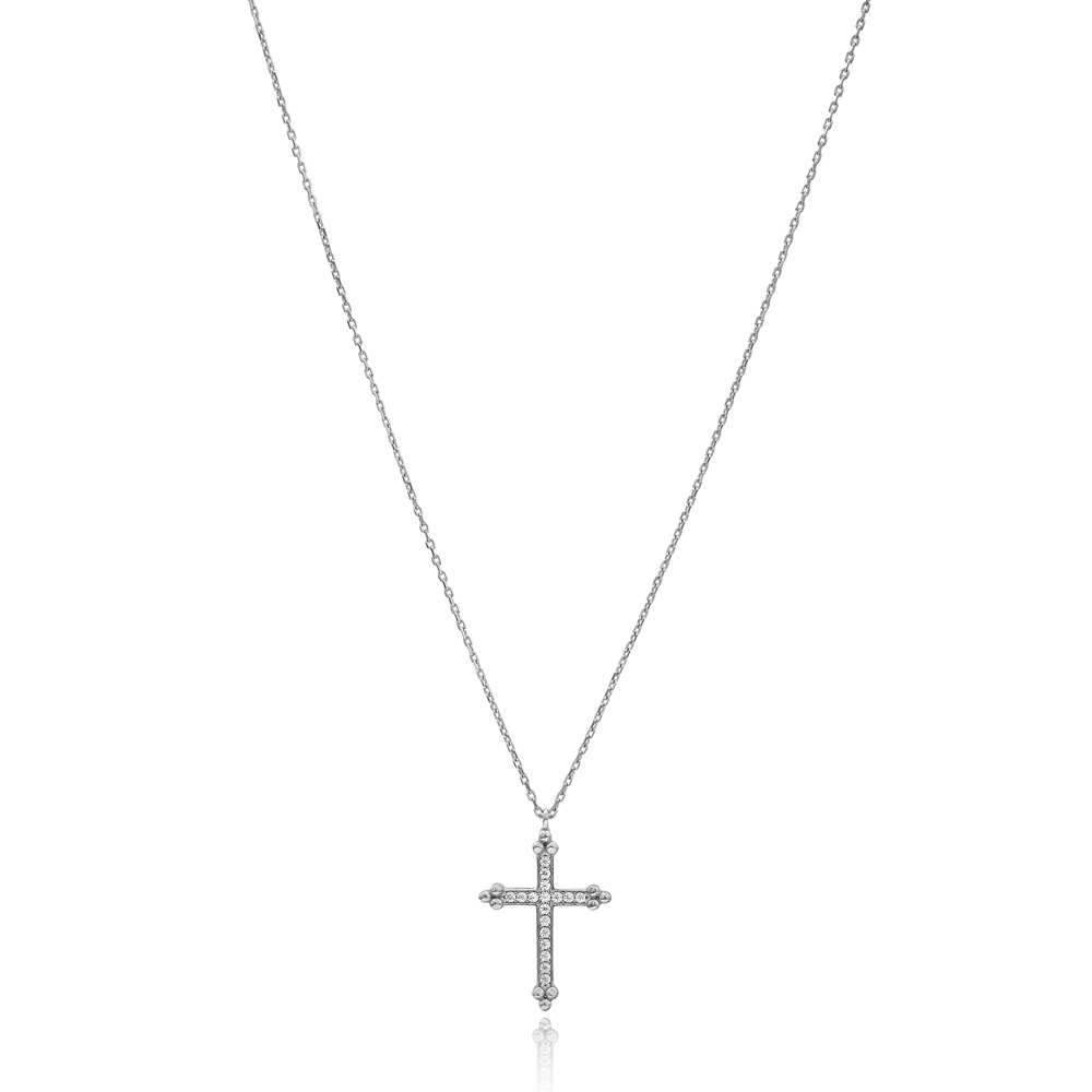 Cross Fashion Design Pendant Turkish Wholesale 925 Sterling Silver