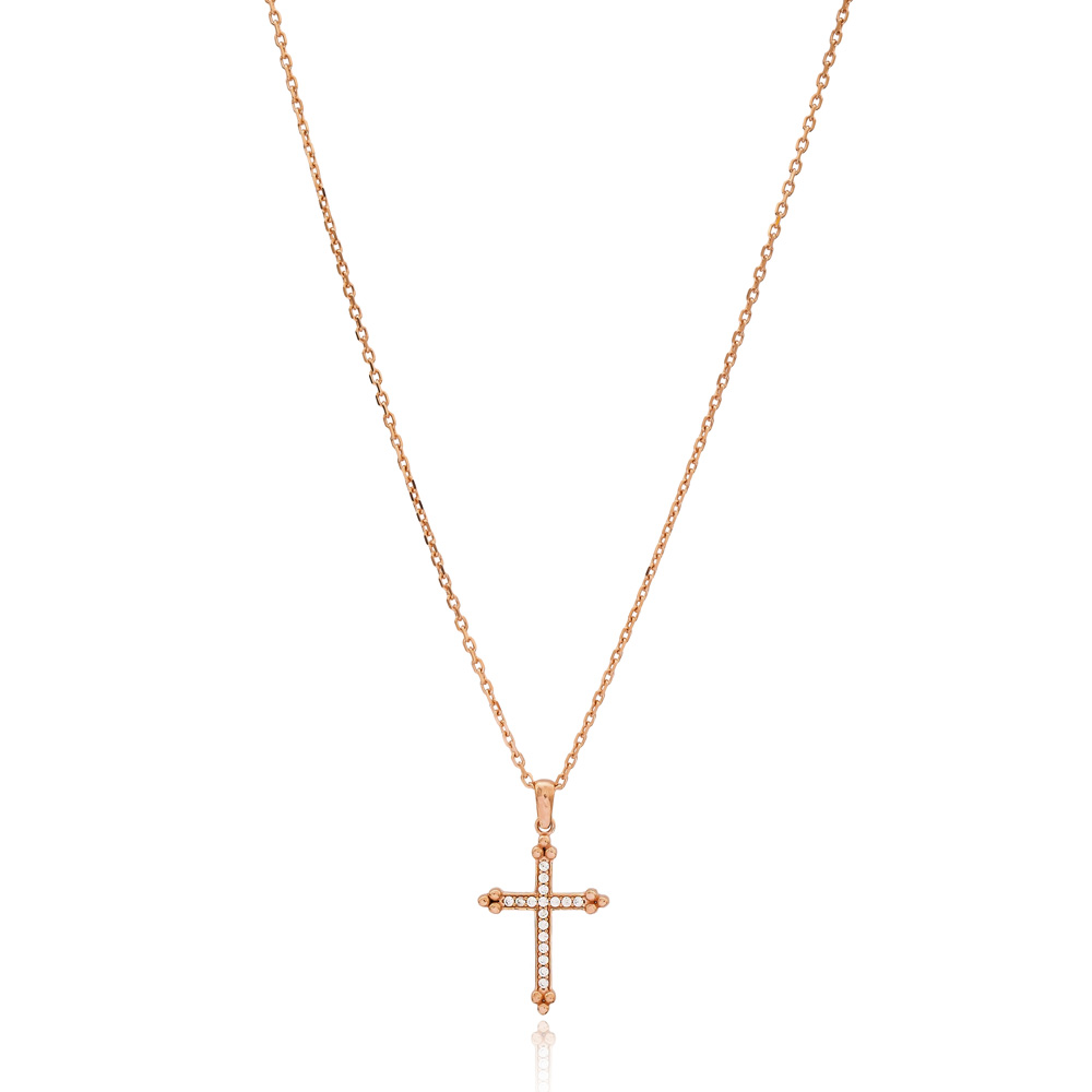 Cross Fashion Design Pendant Turkish Wholesale 925 Sterling Silver