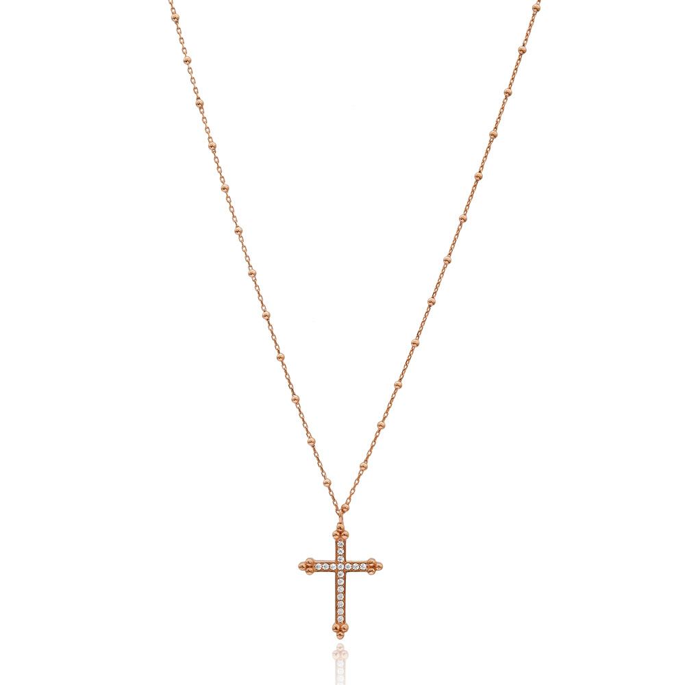 Cross Elegant Design Pendant Turkish Wholesale 925 Sterling Silver