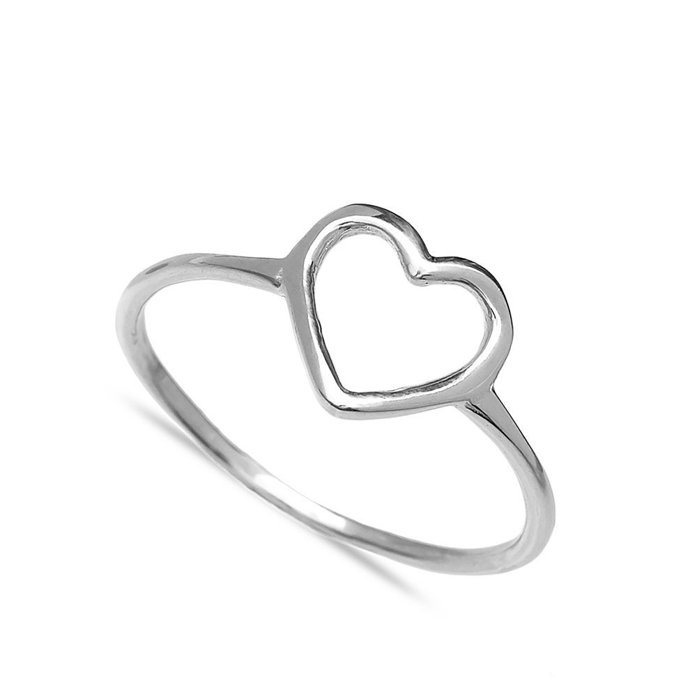 Heart Design Wholesale Handcrafted Silver Ring