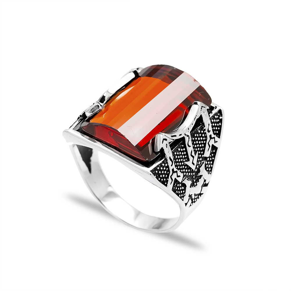 Turkish Design Men Ring Wholesale Handmade 925 Sterling Silver Men Ring