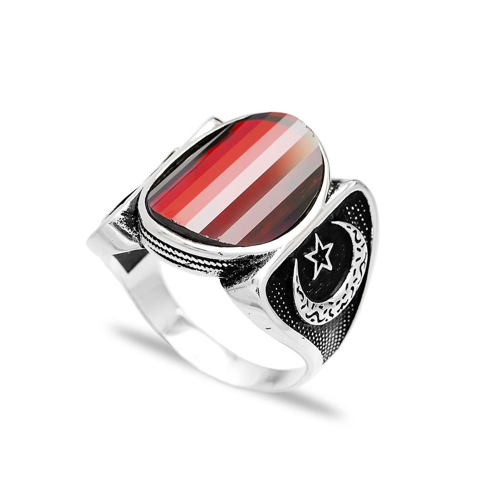 Turkish Design Men Ring Wholesale Handmade 925 Sterling Silver Men Ring