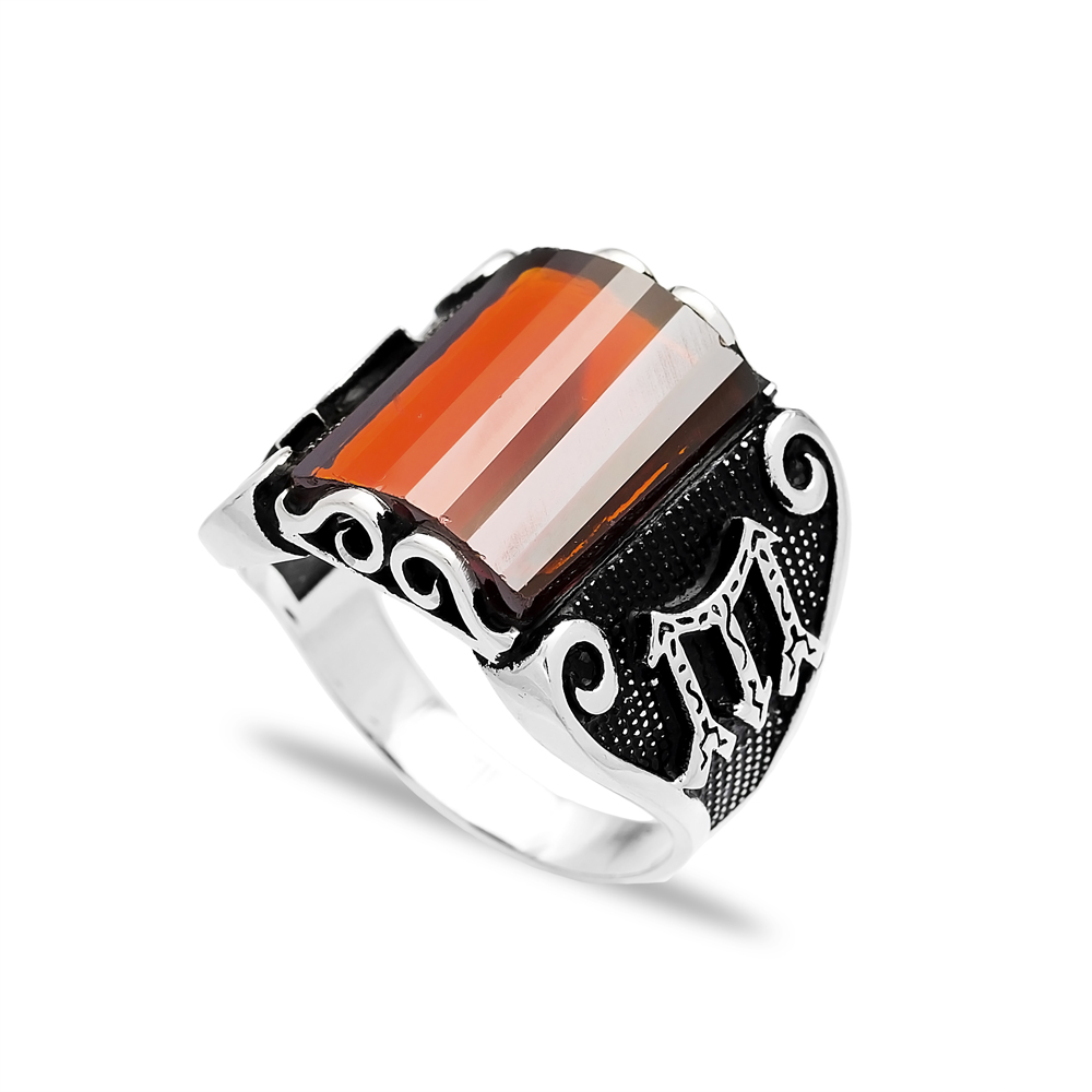 Turkish Design Men Ring Wholesale Handmade 925 Sterling Silver Men Ring