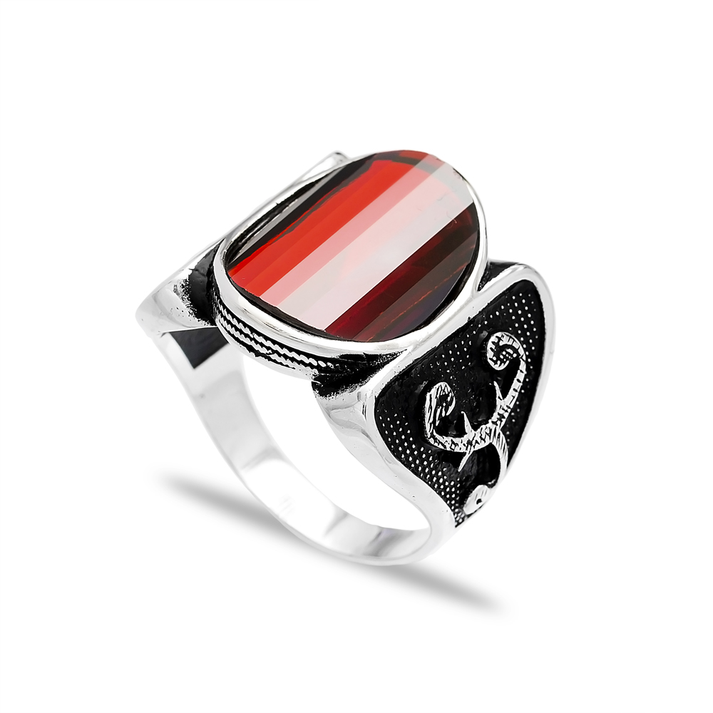 Turkish Design Men Ring Wholesale Handmade 925 Sterling Silver Men Ring