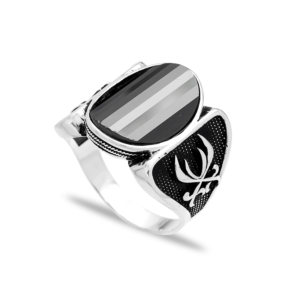 Turkish Design Men Ring Wholesale Handmade 925 Sterling Silver Men Ring