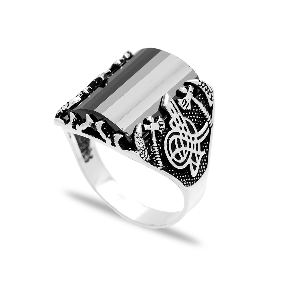 Turkish Design Men Ring Wholesale Handmade 925 Sterling Silver Men Ring