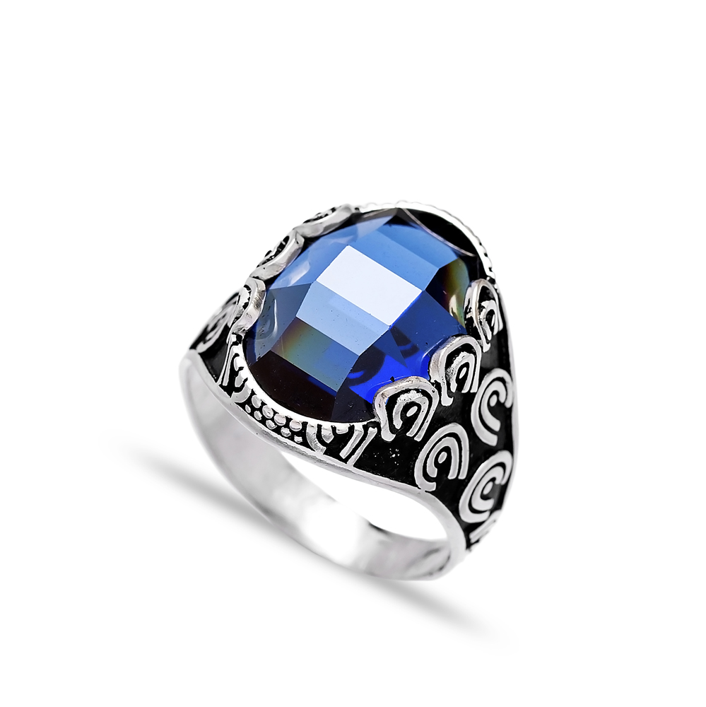 Turkish Design Men Ring Wholesale Handmade 925 Sterling Silver Men Ring