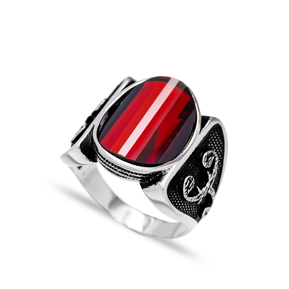 Turkish Design Men Ring Wholesale Handmade 925 Sterling Silver Men Ring