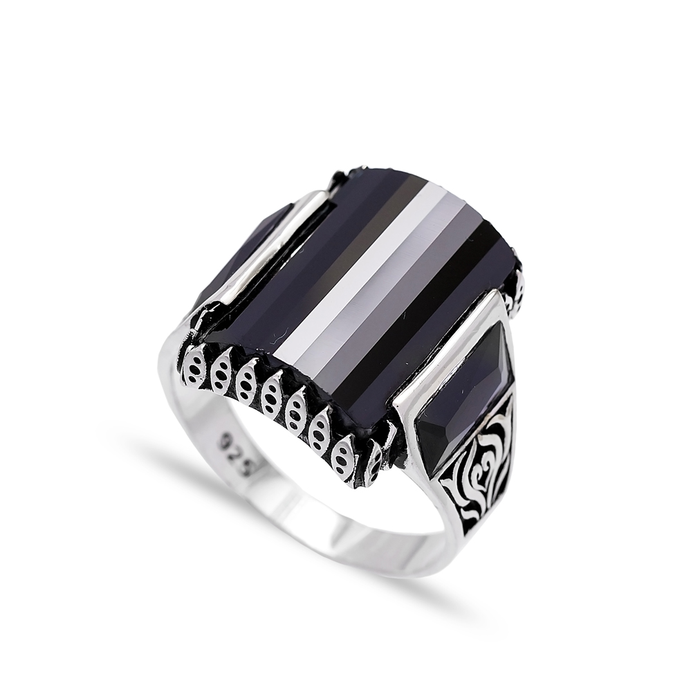 Turkish Design Men Ring Wholesale Handmade 925 Sterling Silver Men Ring