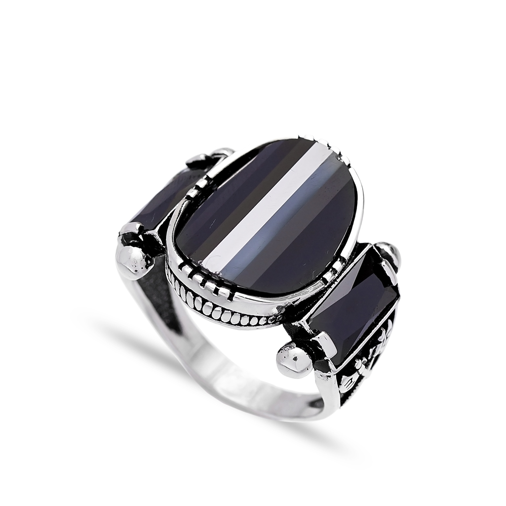 Turkish Design Men Ring Wholesale Handmade 925 Sterling Silver Men Ring