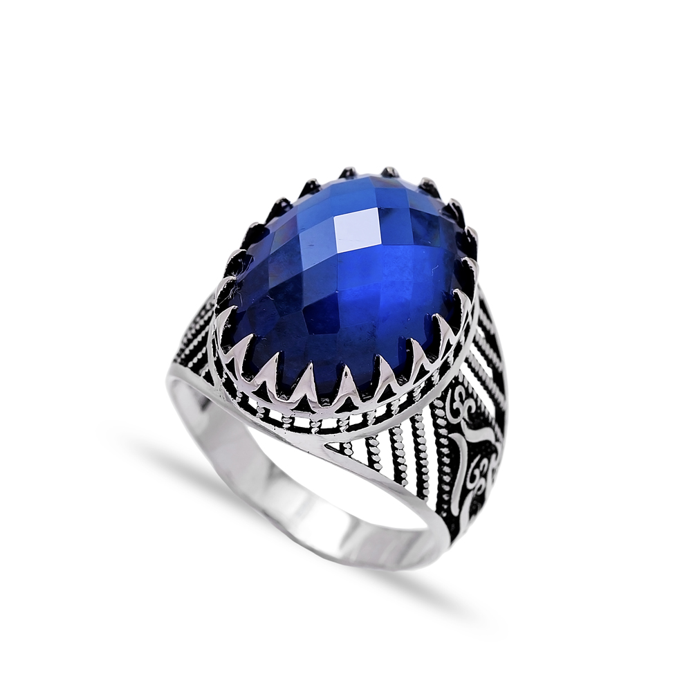 Turkish Design Men Ring Wholesale Handmade 925 Sterling Silver Men Ring