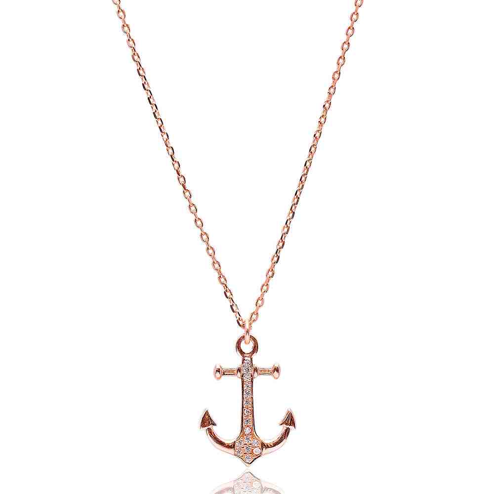Turkish Wholesale Handcrafted  925k Sterling Silver Anchor Pendant
