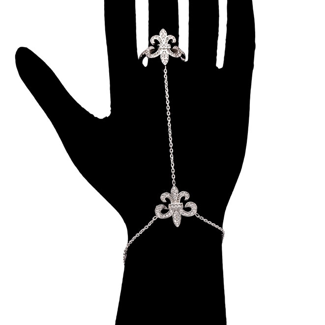 Lily Flower Design Wholesale Handmade Turkish Slave Bracelet
