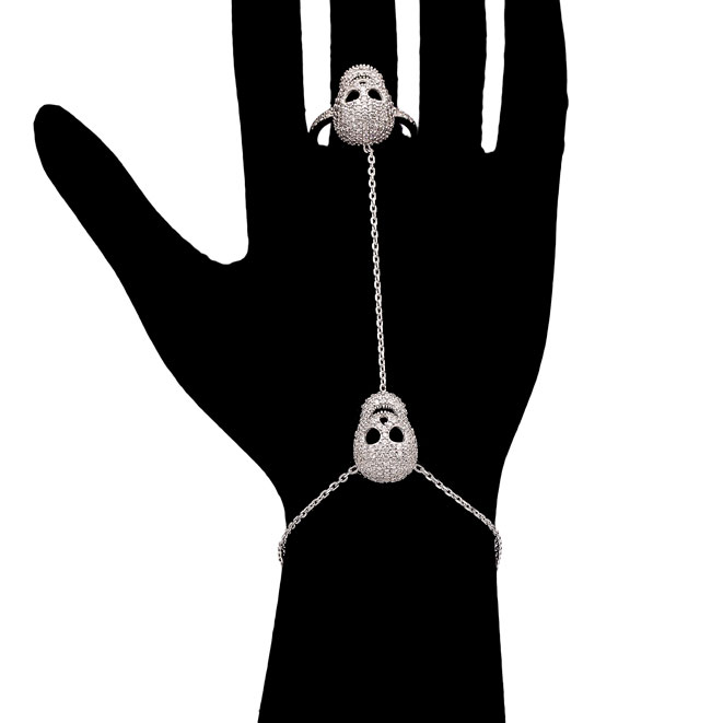 Skull Wholesale Handmade Turkish Slave Bracelet
