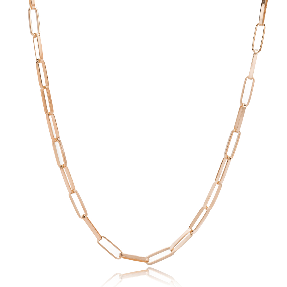 Trendy Fashion Chain Silver Necklace